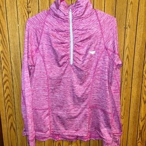 Pony Quarter Zip Pullover with Thumbholes